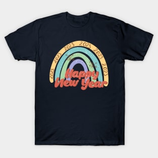 Retro Happy New Year 2023! 🎈🎈🎈 T-Shirt